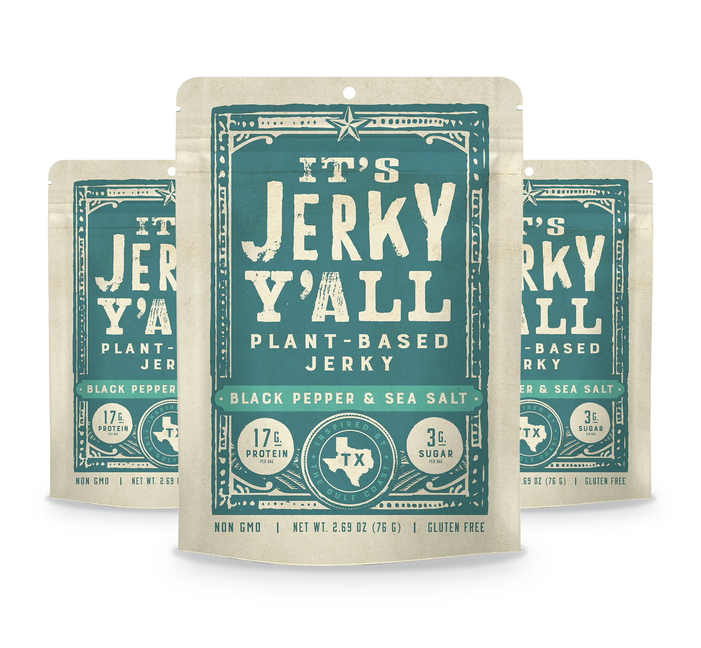 All Yalls Foods - Black Pepper & Sea Salt Vegan Jerky