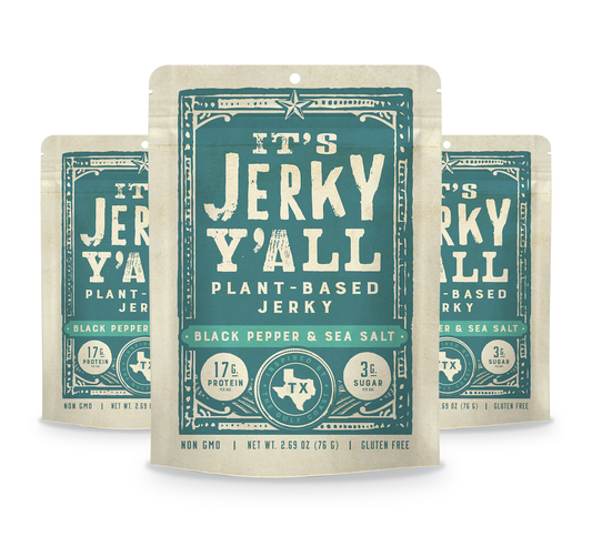 All Yalls Foods - Black Pepper & Sea Salt Vegan Jerky