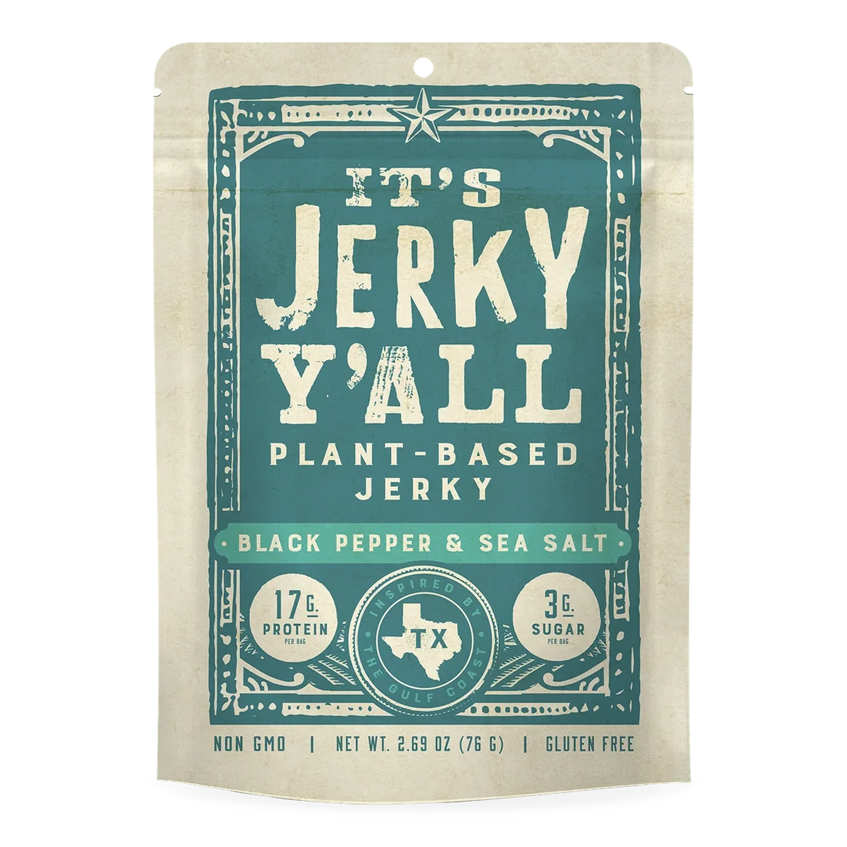 All Yalls Foods - Black Pepper & Sea Salt Vegan Jerky