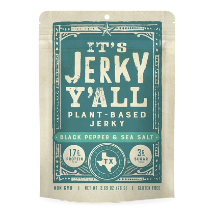 All Yalls Foods - Black Pepper & Sea Salt Vegan Jerky