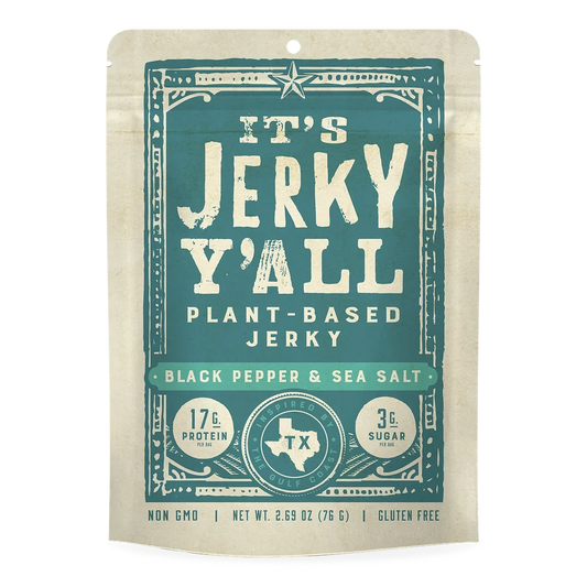 All Yalls Foods - Black Pepper & Sea Salt Vegan Jerky