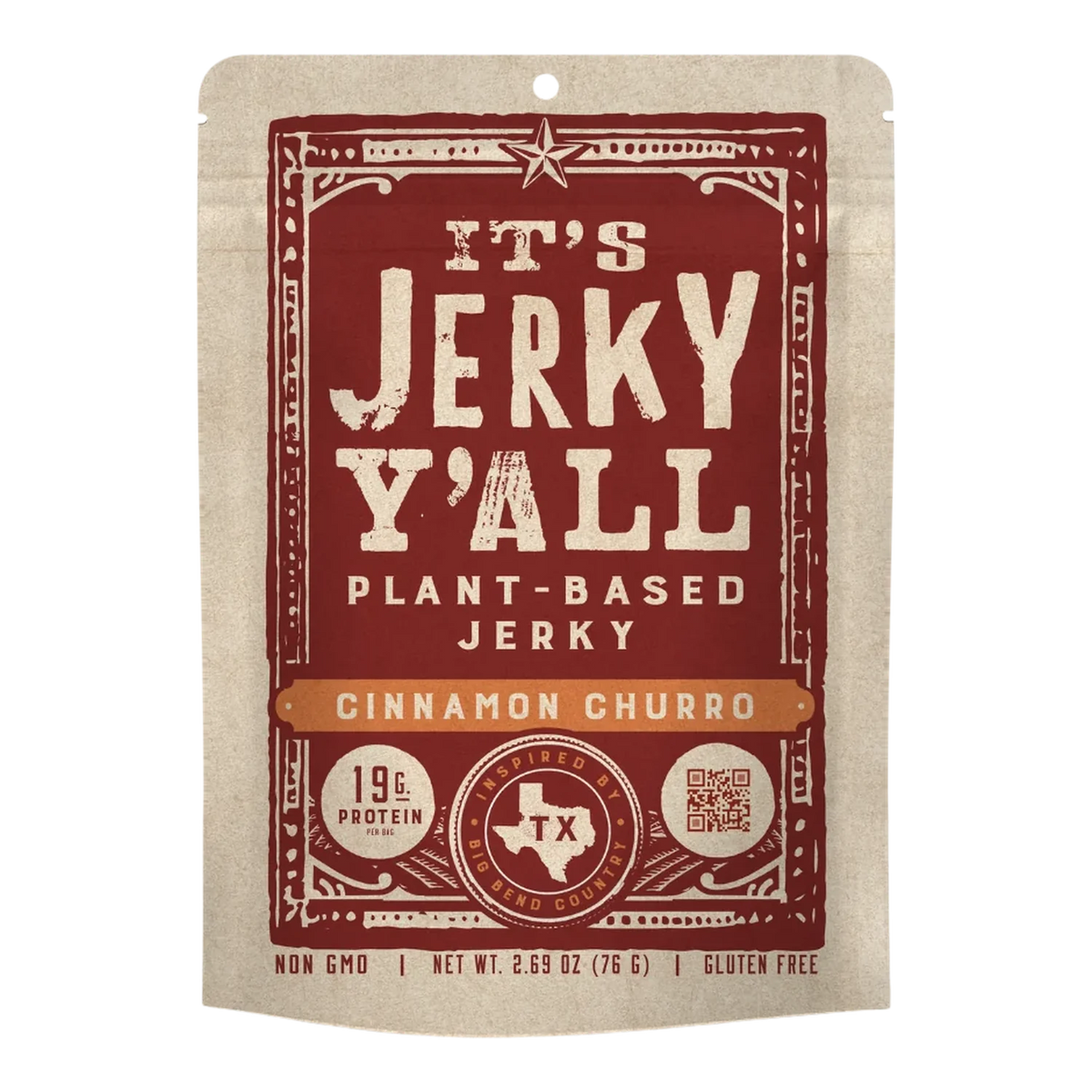 All Yalls Foods - Cinnamon Churro Vegan Jerky