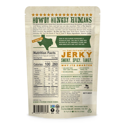 All Yalls Foods - Jalapeno BBQ Vegan Jerky