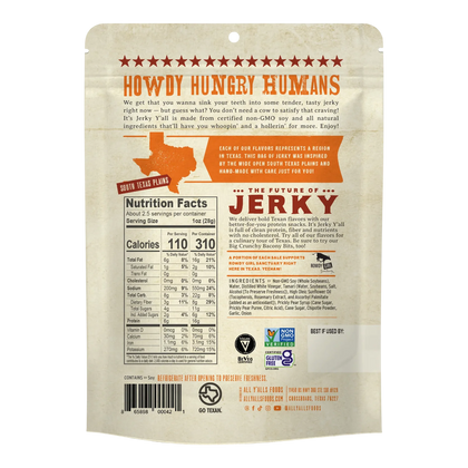 All Yalls Foods - Prickly Pear Chipotle Vegan Jerky