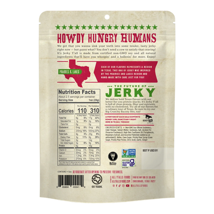 All Yalls Foods - Prickly Pear Teriyaki Vegan Jerky
