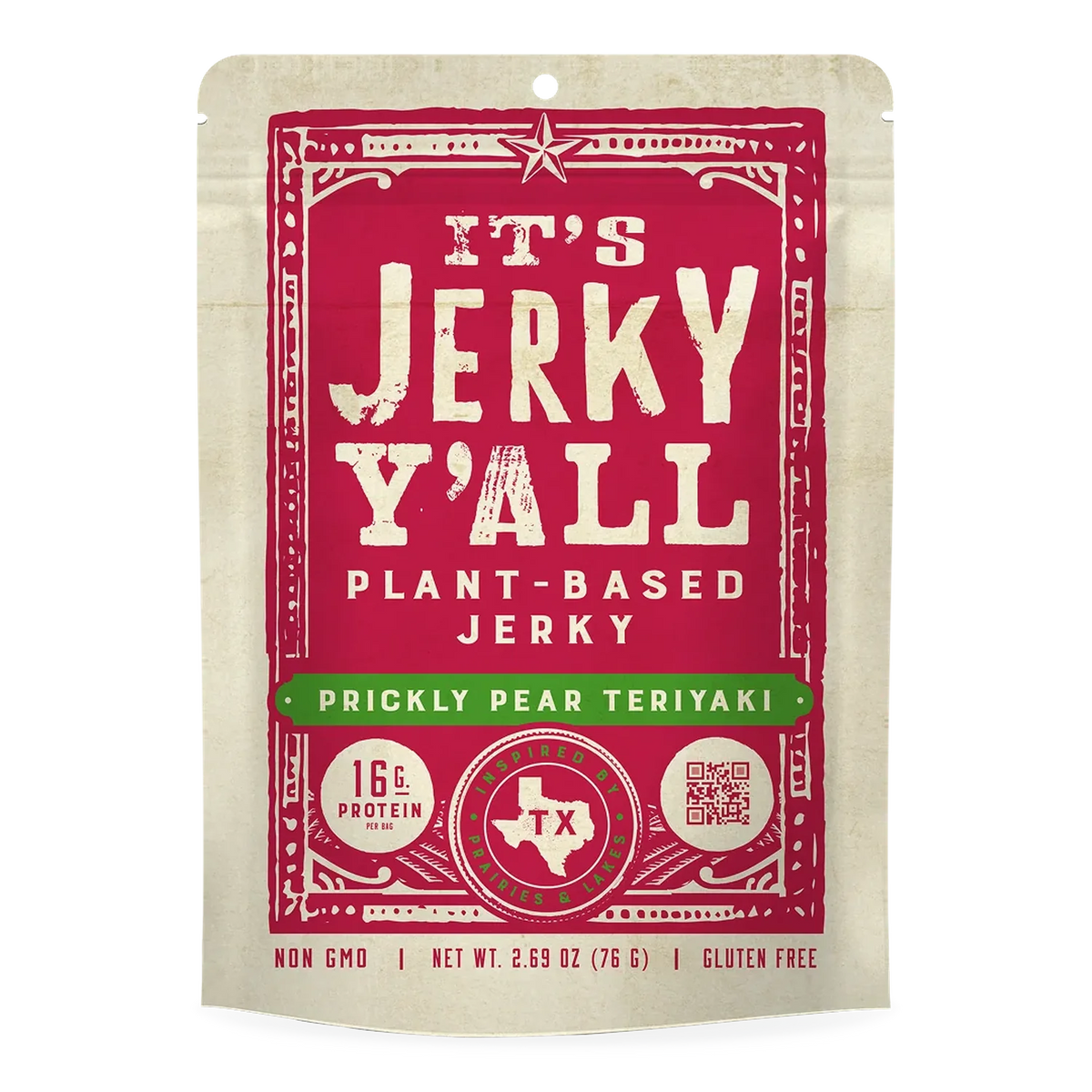 All Yalls Foods - Prickly Pear Teriyaki Vegan Jerky