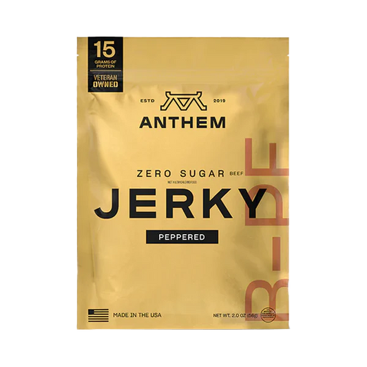 Anthem Snacks - Peppered Zero Sugar Beef Jerky