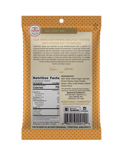 Aufschnitt Meats - BBQ Beef Jerky