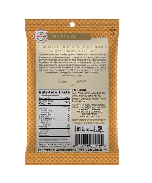 Aufschnitt Meats - BBQ Beef Jerky