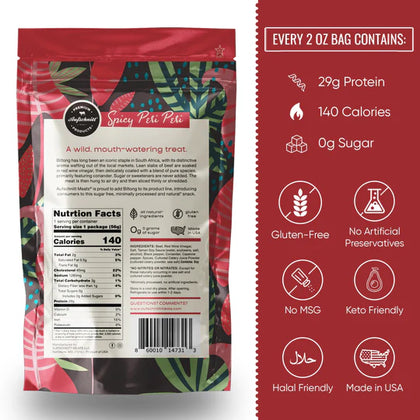 Aufschnitt Meats - Spicy Peri Peri Biltong