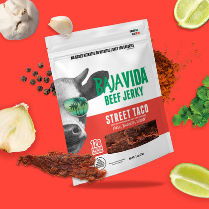Baja Vida Jerky - Street Taco Beef Jerky (2.5 oz)