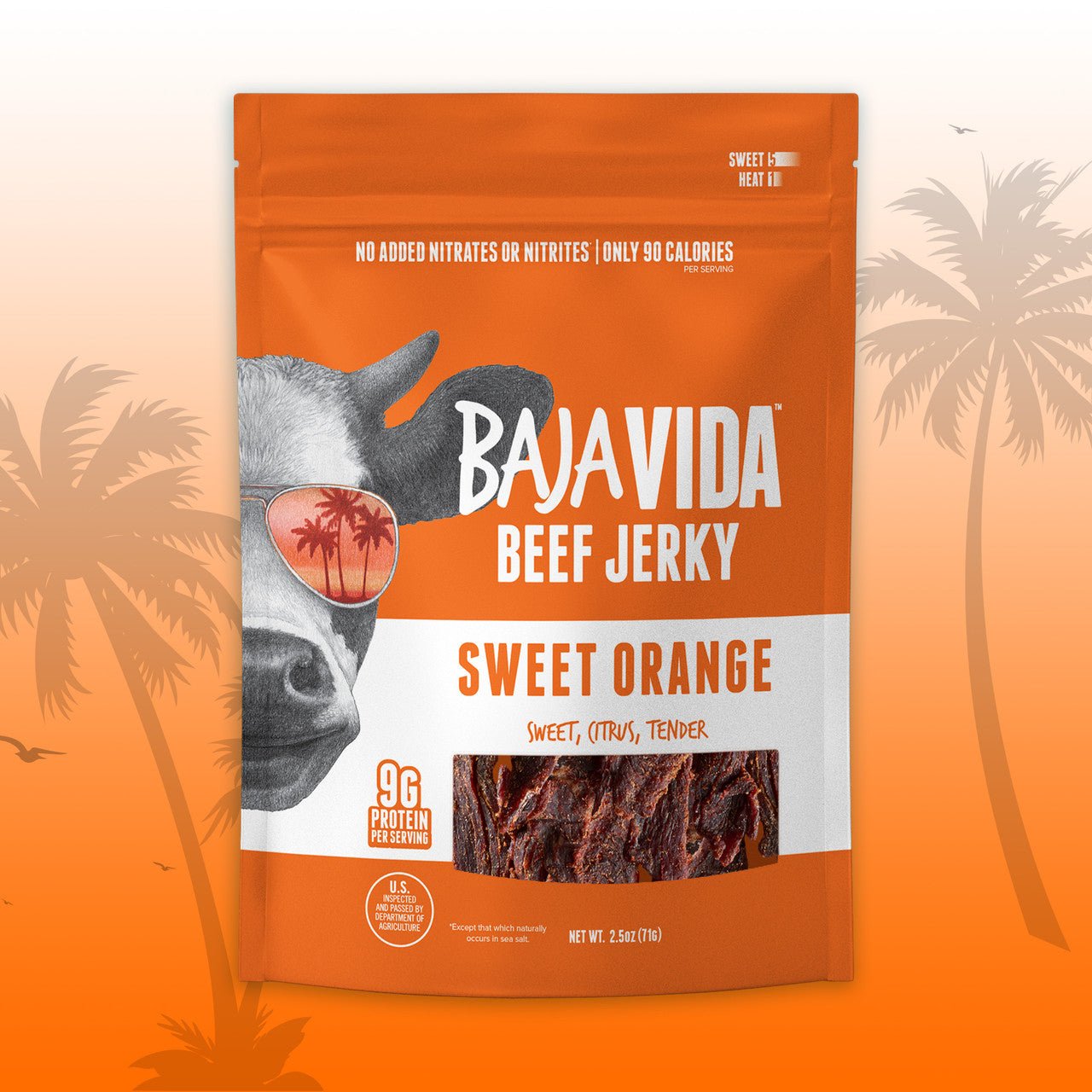Baja Vida Jerky - Sweet Orange Beef Jerky (2.5 oz)