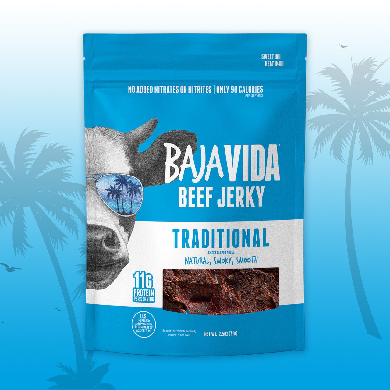 Baja Vida Jerky - Traditional Beef Jerky (2.5 oz)