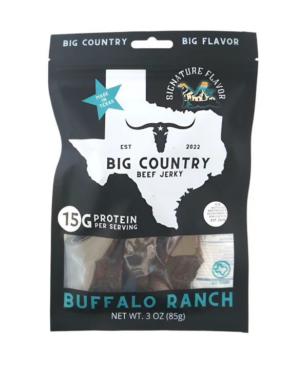 Big Country Beef Jerky - Buffalo Ranch Beef Jerky