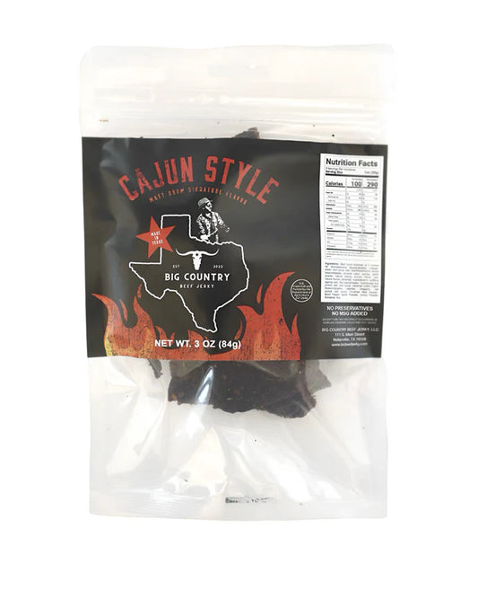 Big Country Beef Jerky - Cajun Style Beef Jerky