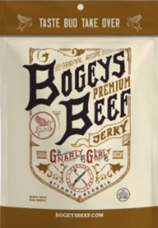 Bogeys Beef Jerky - Gnarly Garly Beef Jerky