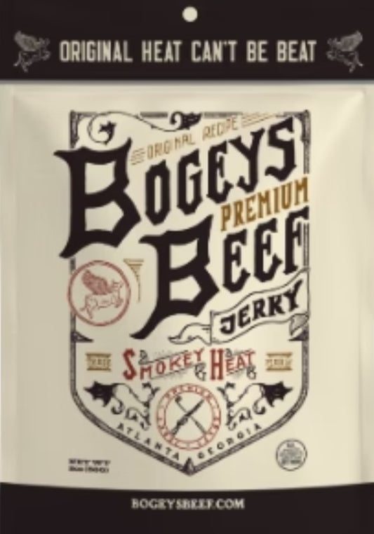 Bogeys Beef Jerky - Smokey Heat Beef Jerky