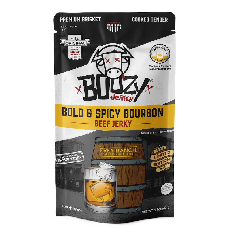 Boozy Jerky - Bold & Spicy Bourbon Beef Jerky
