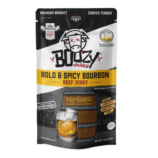 Boozy Jerky - Bold & Spicy Bourbon Beef Jerky