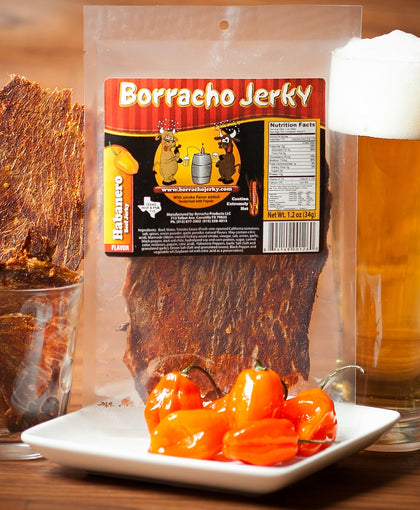 Borracho Jerky - Habanero Flavor Beef Jerky