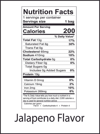 Borracho Jerky - Jalapeno Flavor Beef Jerky