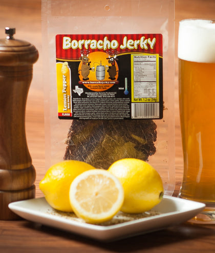 Borracho Jerky - Lemon Pepper Flavor Beef Jerky