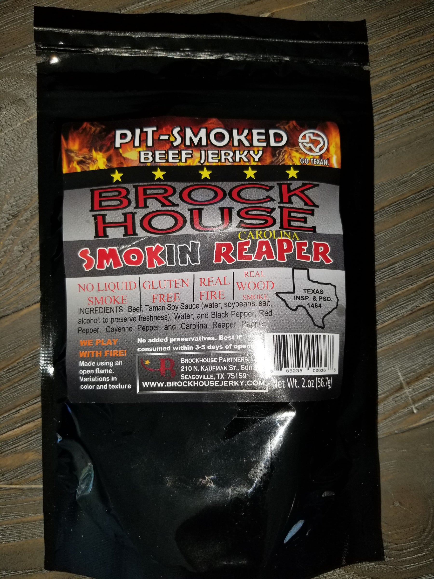 Brockhouse - Smokin Carolina Reaper Beef Jerky