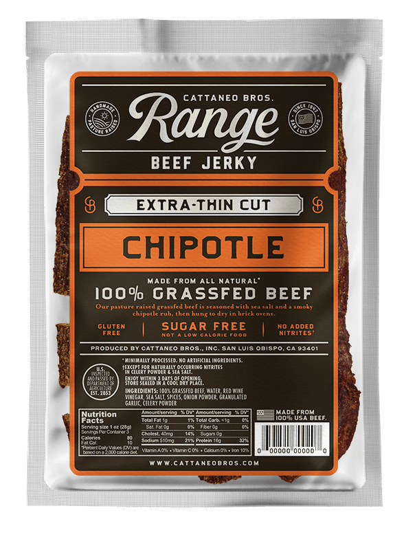 Cattaneo Bros - Chipote Grass fed Beef Jerky