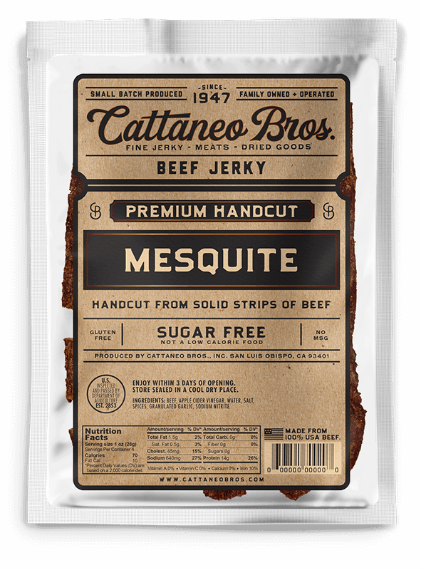 Cattaneo Bros - Mesquite Premium Handcut Beef Jerky