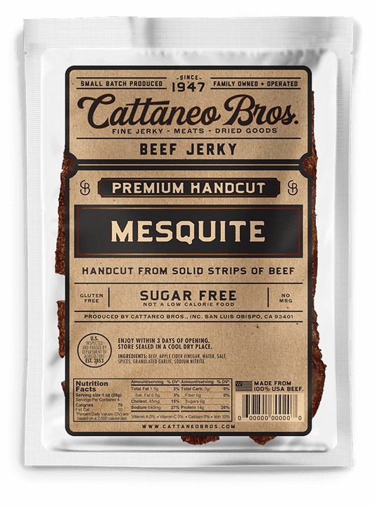 Cattaneo Bros - Mesquite Premium Handcut Beef Jerky