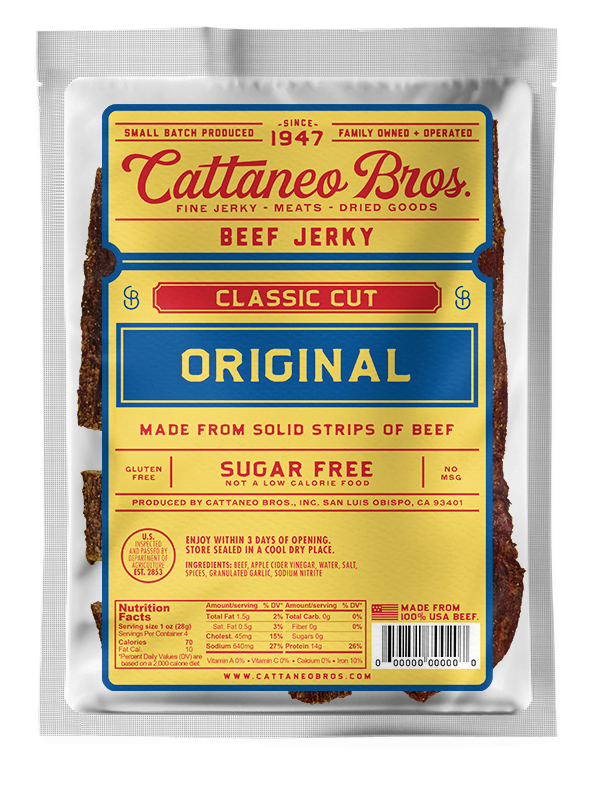 Cattaneo Bros - Original Classic Cut Beef Jerky