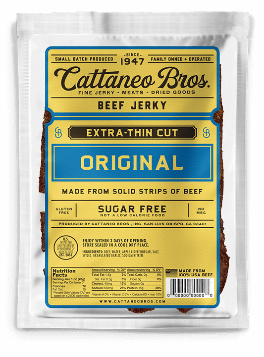 Cattaneo Bros - Original Extra thin Cut Beef Jerky