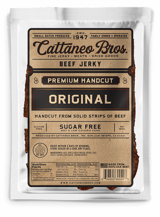 Cattaneo Bros - Original Premium Handcut Beef Jerky