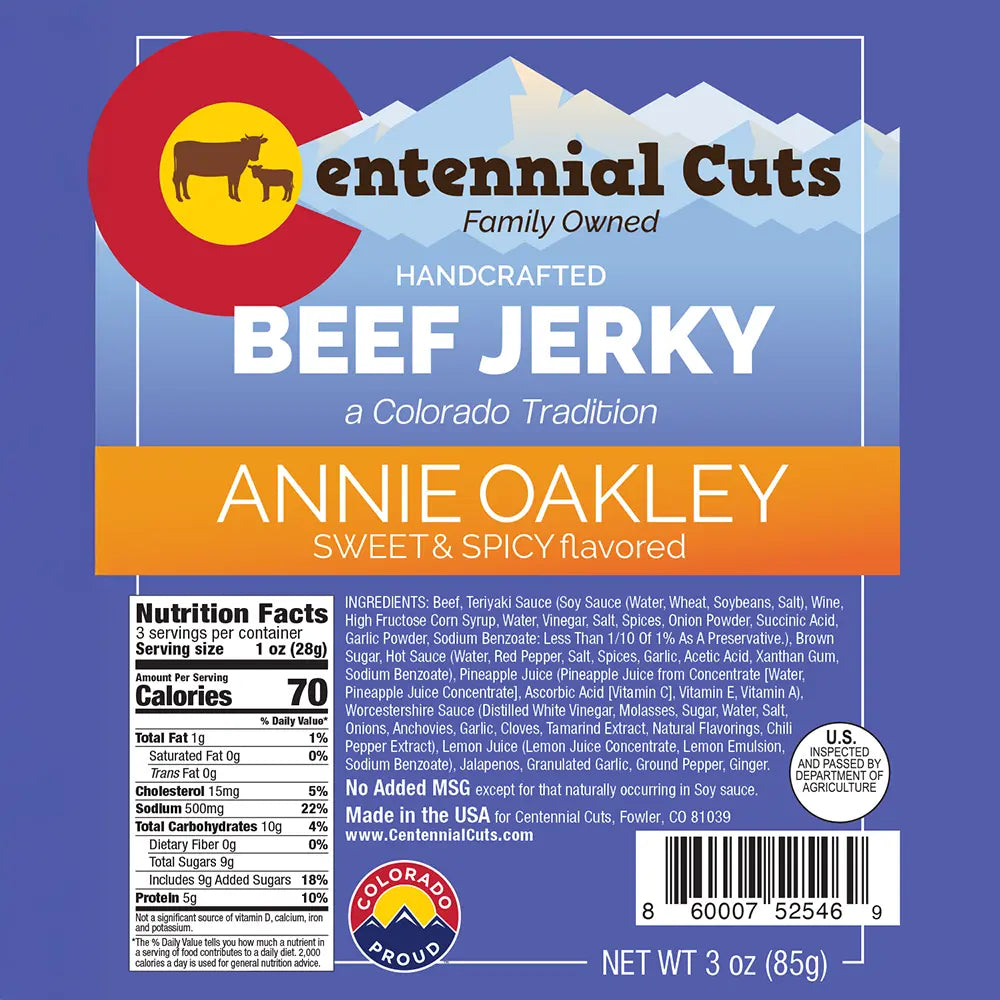 Centennial Cuts - Annie Oakley Beef Jerky