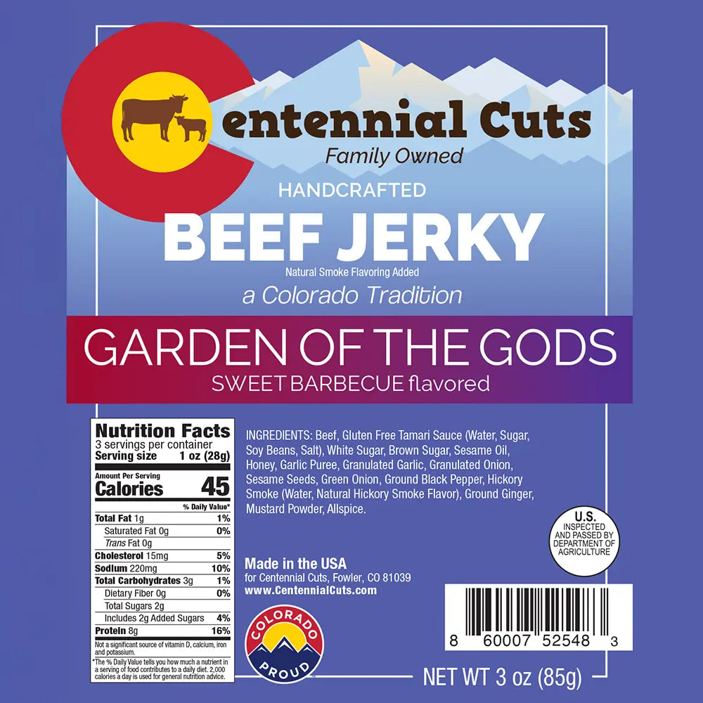 Centennial Cuts - Garden Of The Gods Beef Jerky