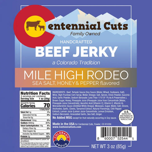 Centennial Cuts - Mile High Rodeo Beef Jerky