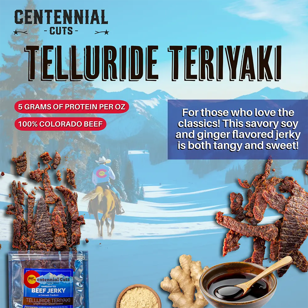 Centennial Cuts - Telluride Teriyaki Beef Jerky