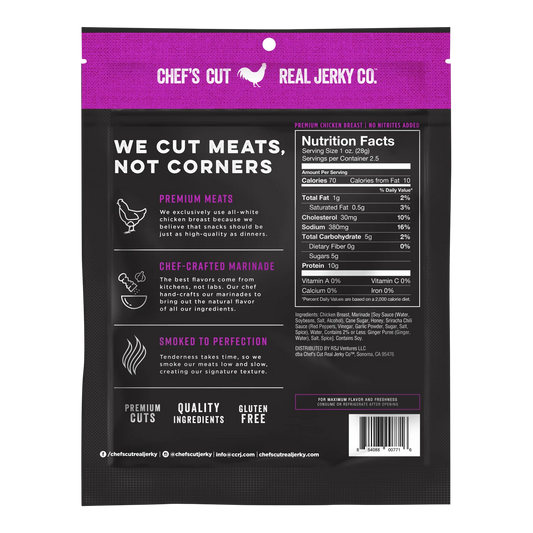 Chef's Cut Real Jerky Co - Korean BBQ Chicken Jerky