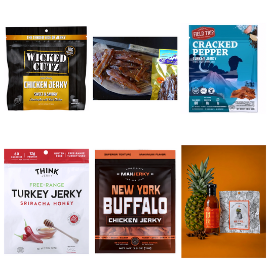 Chicken and Turkey Jerky Variety Pack