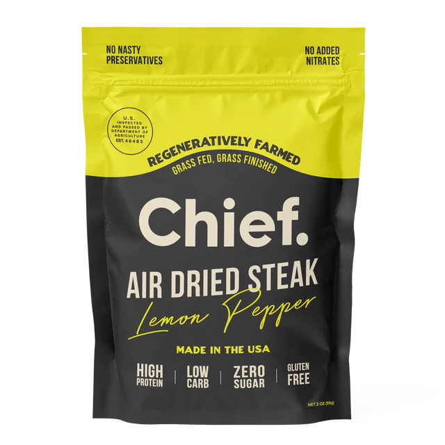Chief Nutrition - Lemon Pepper Biltong