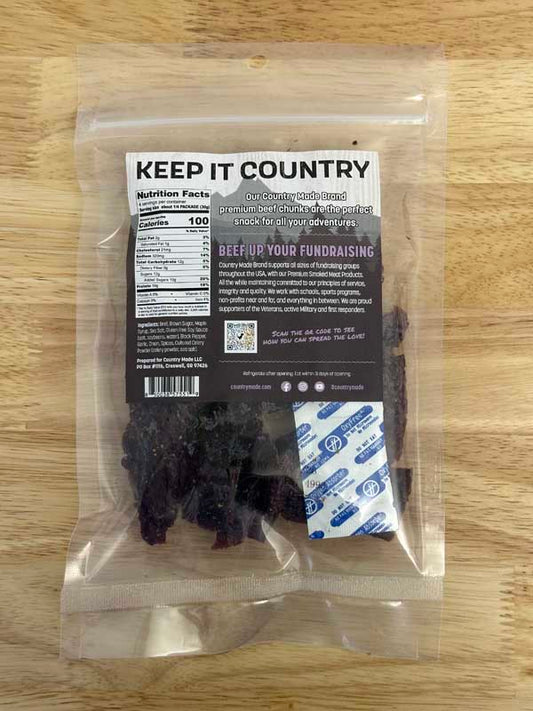 Country Made - Cracked Black Pepper Beef Jerky