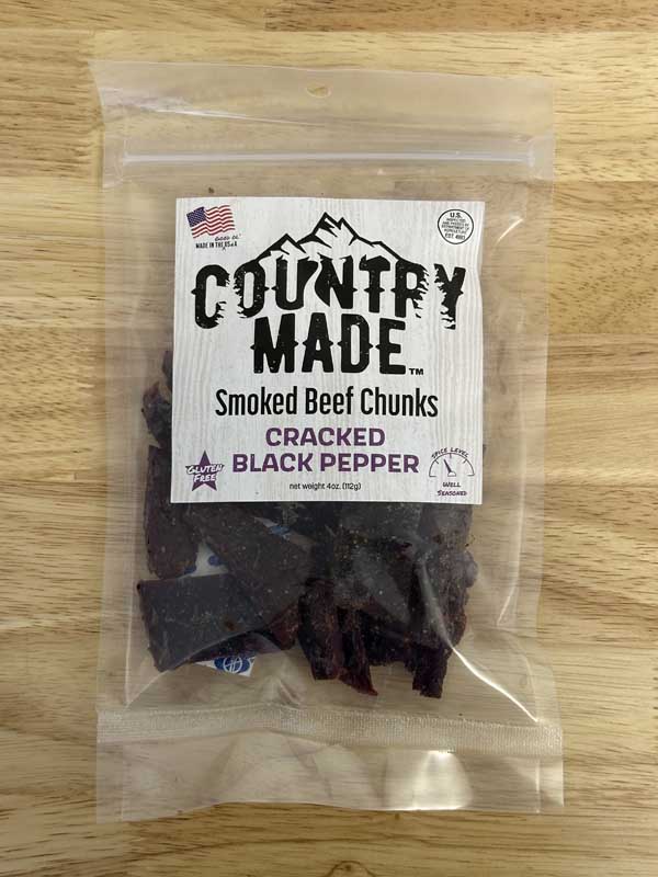 Country Made - Cracked Black Pepper Beef Jerky
