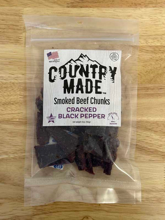 Country Made - Cracked Black Pepper Beef Jerky