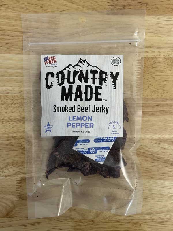 Country Made - Lemon Pepper Smoked Beef Jerky