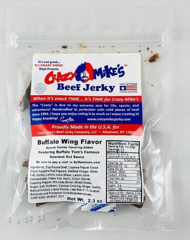 Crazy Mike's Jerky - Buffalo Wing Flavor