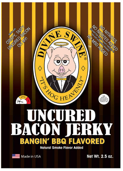 Divine Bovine - Bangin’ BBQ Style Bacon Jerky (2.5 oz)