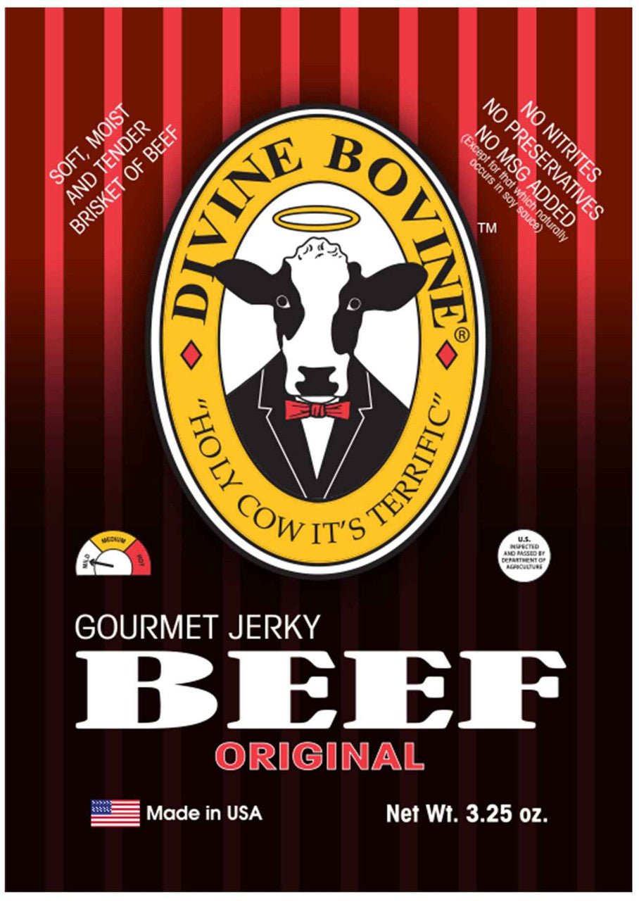 Divine Bovine - Original Beef Jerky (3.25 oz)