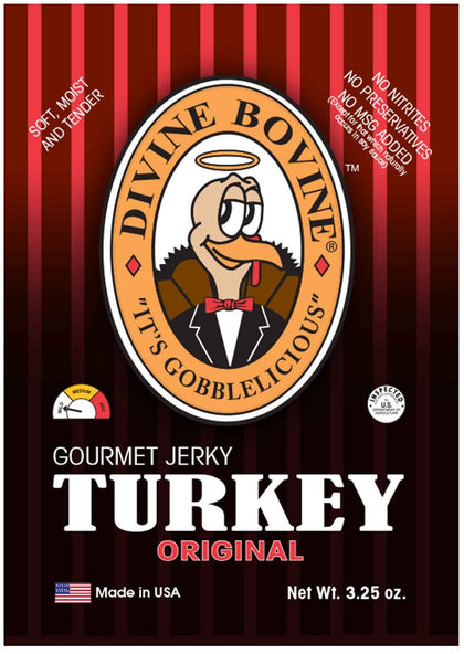 Divine Bovine - Original Turkey Jerky (3.25 oz)