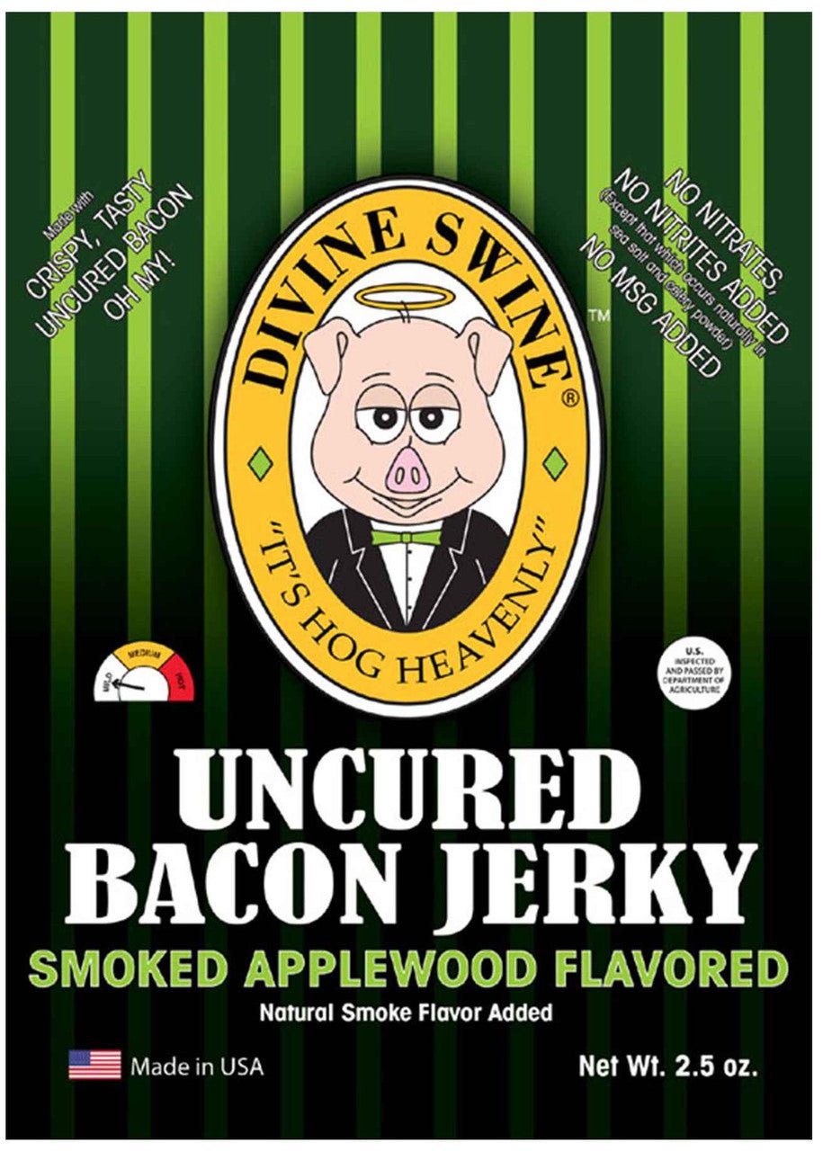 Divine Bovine - Smoked Applewood Style Bacon Jerky (2.5 oz)