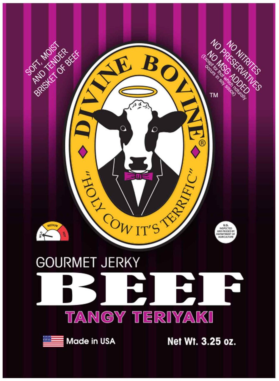 Divine Bovine - Tangy Teriyaki Beef Jerky (3.25 oz)